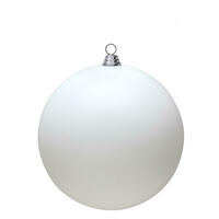 Vickerman White Ball Ornament