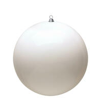 Vickerman White Ball Ornament