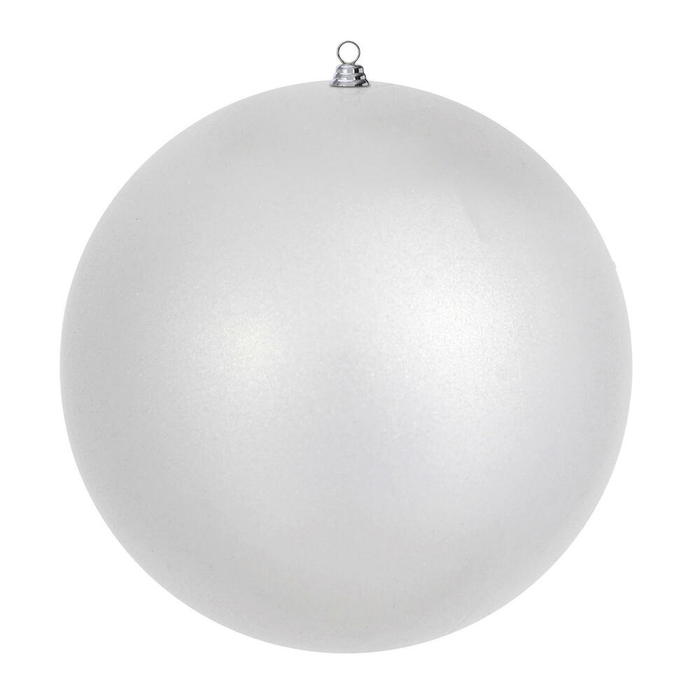Vickerman Silver Ball Ornament