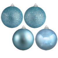 6" Baby Blue 4 Finish Ball Box of 4
