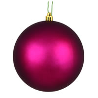 Vickerman Berry Red Ball Ornament