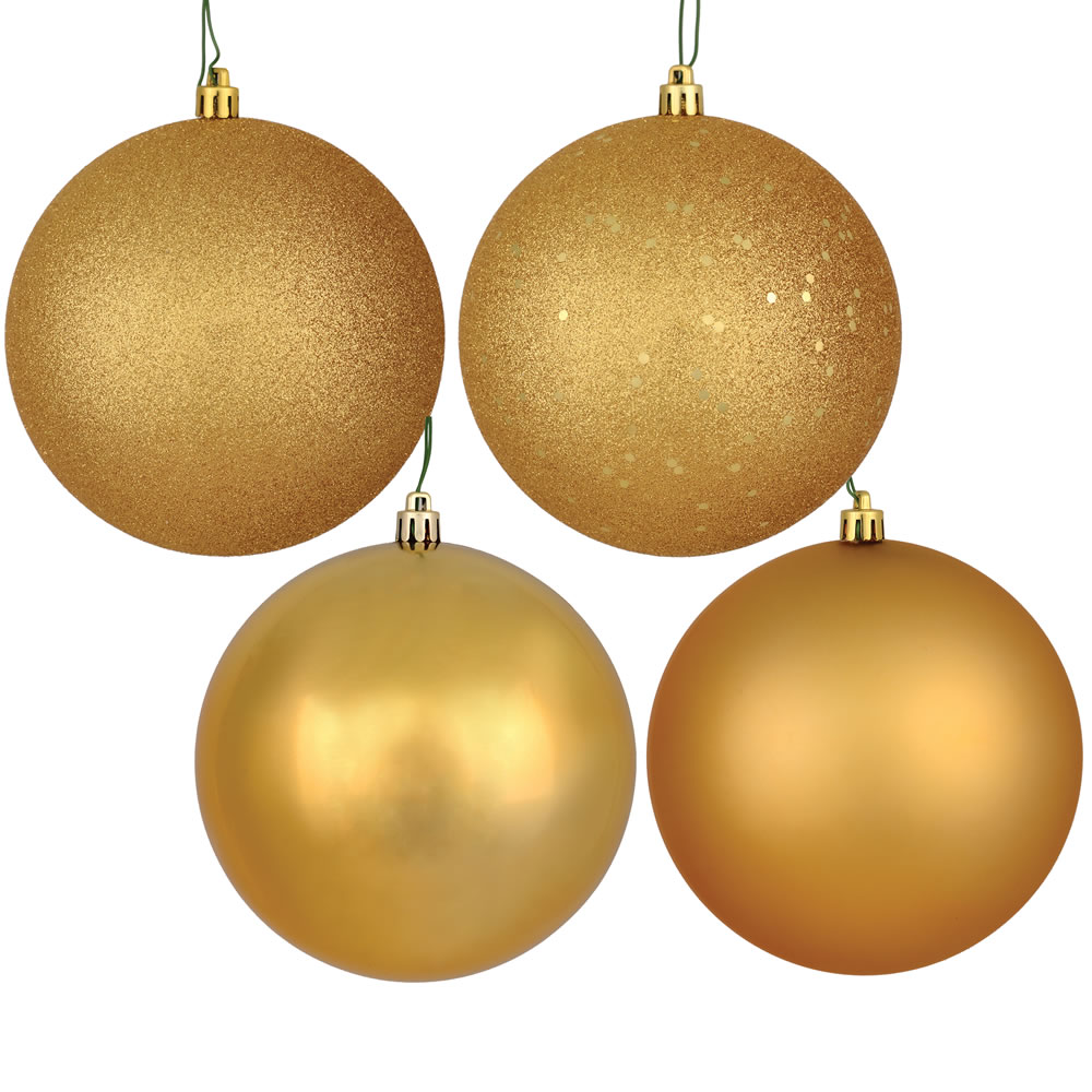 Vickerman Copper/Gold Ball Ornament