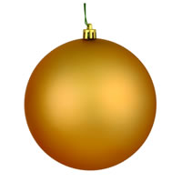 Vickerman Copper/Gold Ball Ornament