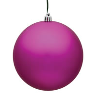4.75" Fuchsia Matte Ball UV 4/Bag