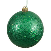 Vickerman Green Ball Ornament
