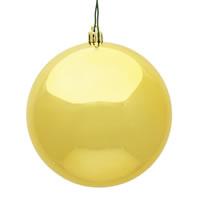 Vickerman Honey Gold Ball Ornament