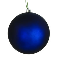 10" Midnt Blue Matte Ball UV Drilled