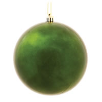 6" Moss Green Shiny Ball UV 4/Bag