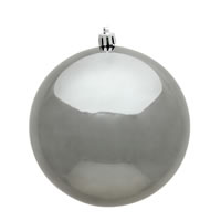 2.4" Pewter Shiny Ball UV 24/Bag