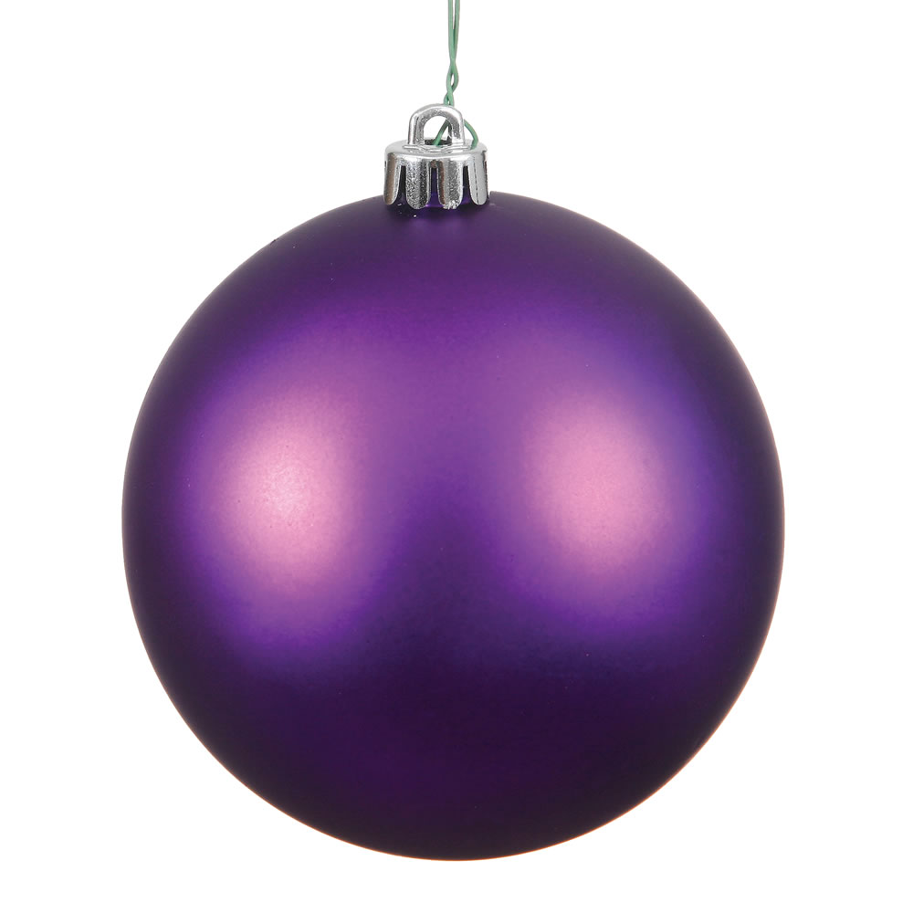 Vickerman Plum Ball Ornament