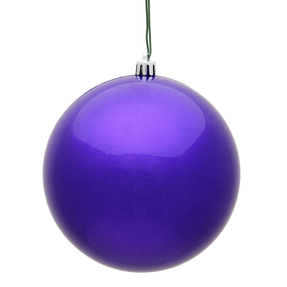Vickerman Purple Ball Ornament