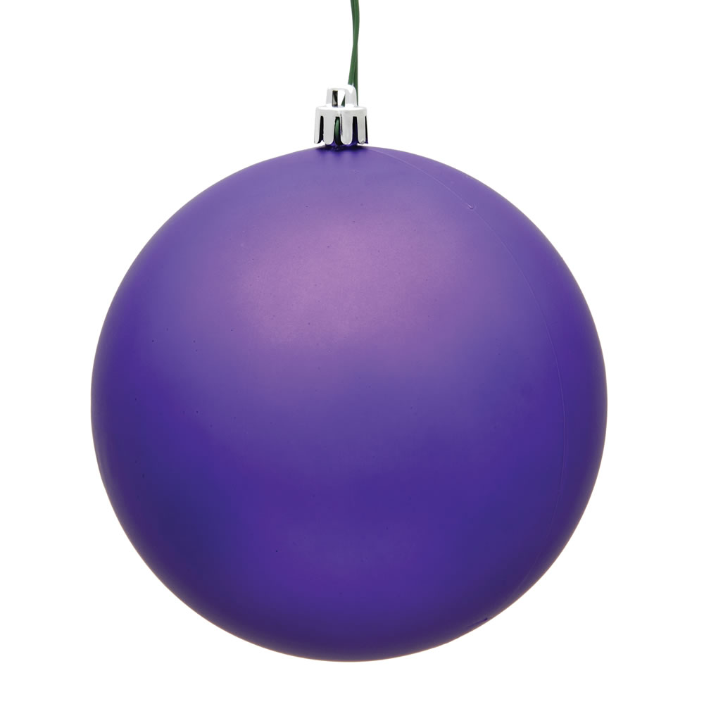 Vickerman Purple Ball Ornament