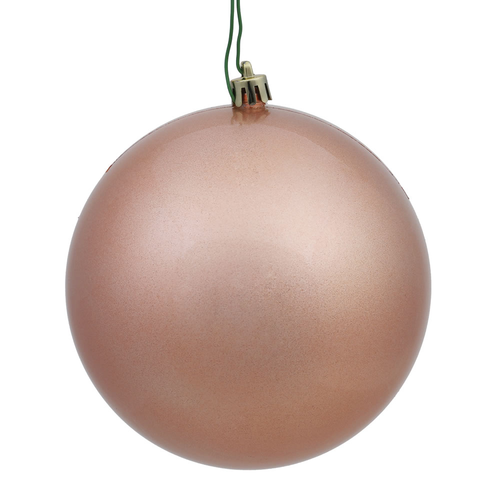 Vickerman Rose Gold Ball Ornament