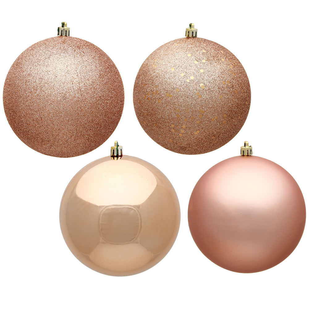 Vickerman Rose Gold Ball Ornament