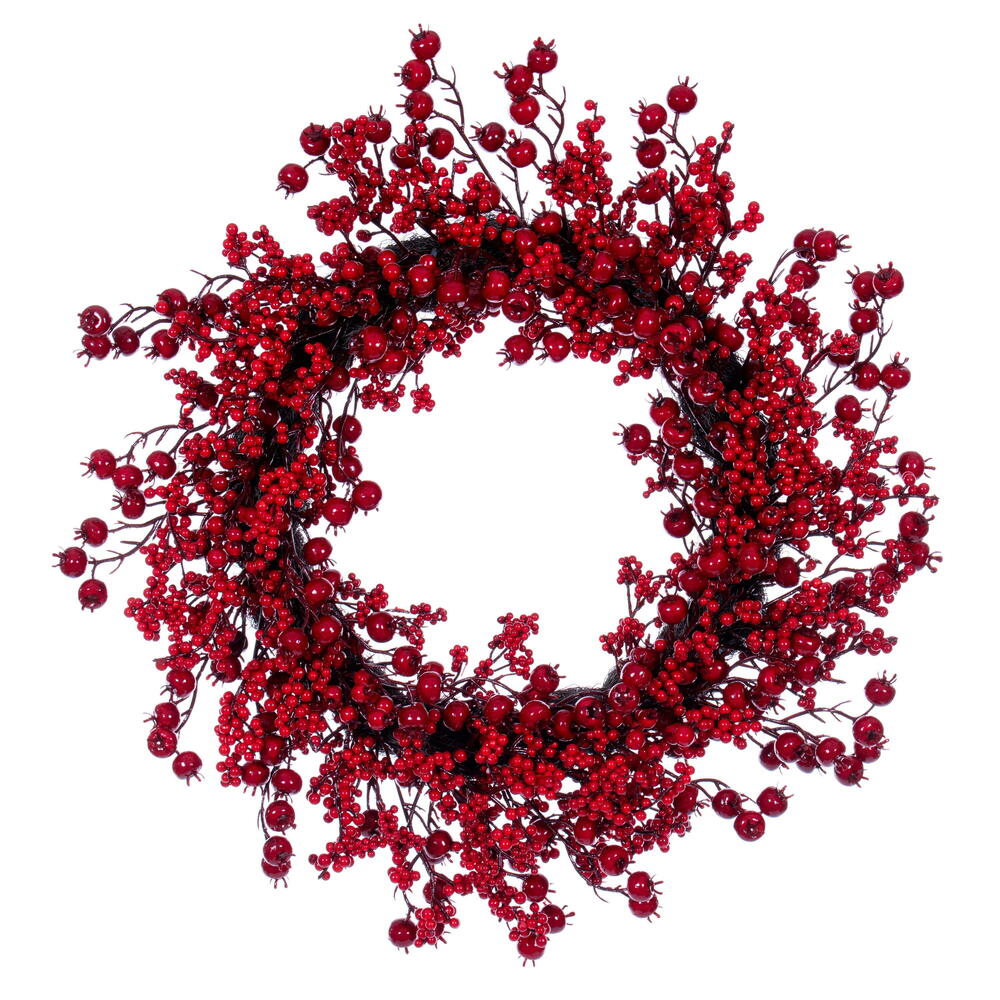 Vickerman Cluster Berry Wreath