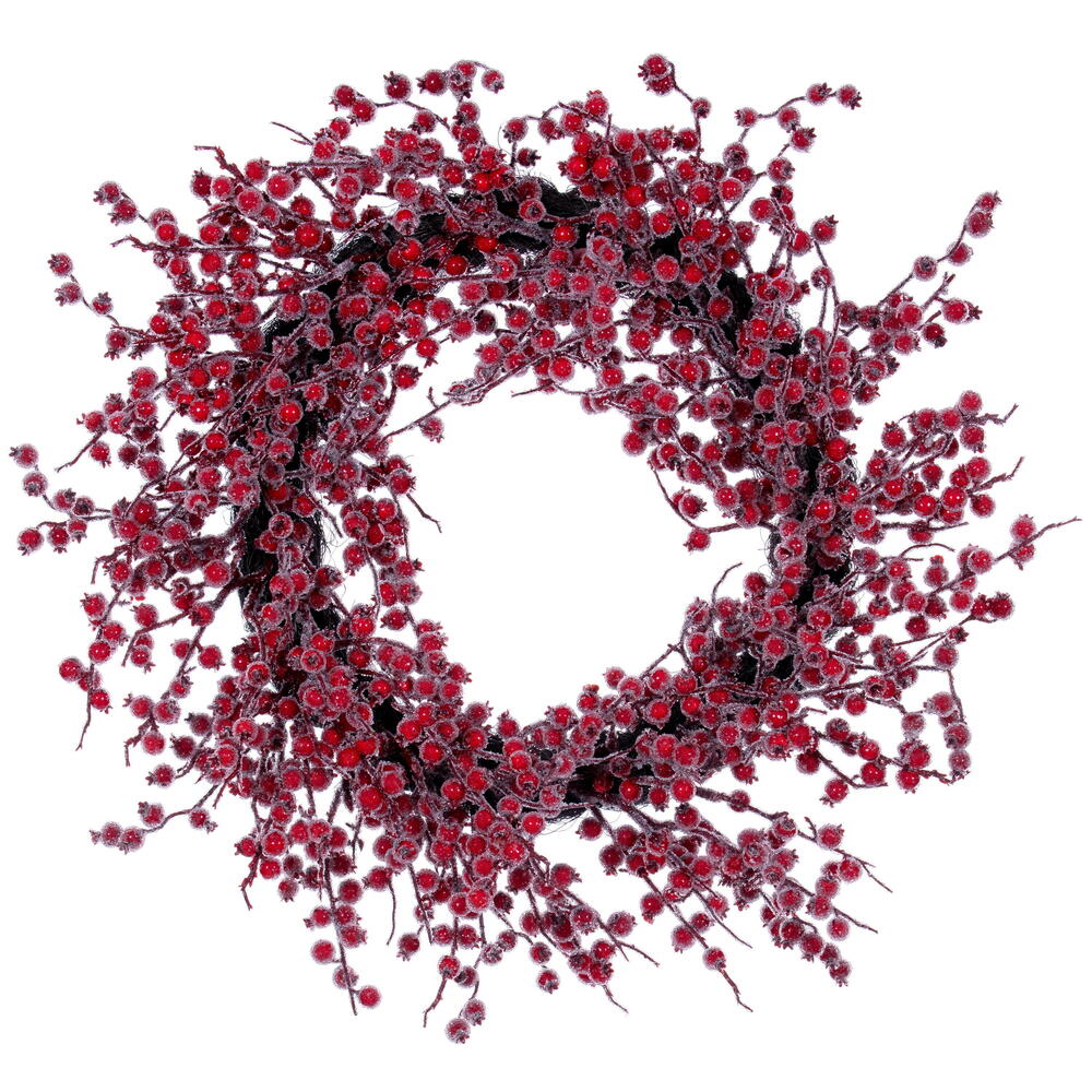 Vickerman 28" Winter Icy Berry Wreath