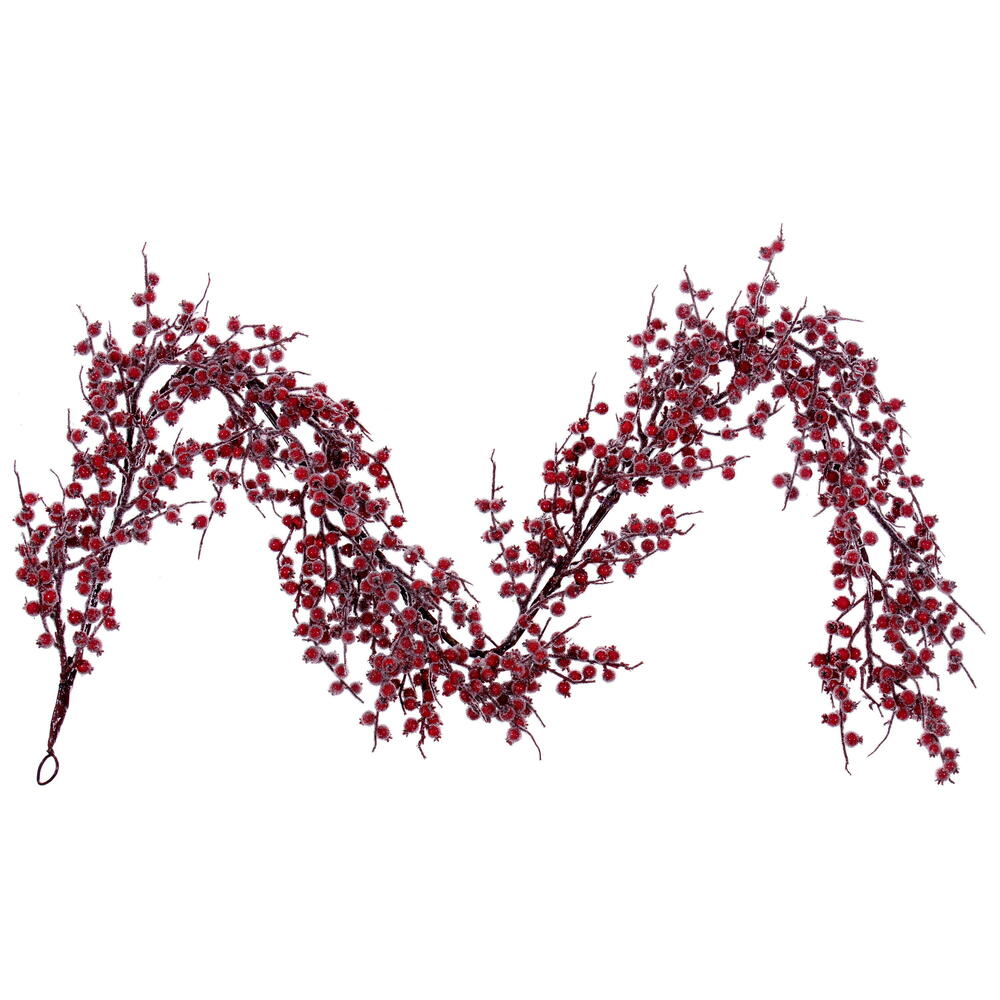 Vickerman 72" Winter Icy Berry Garland