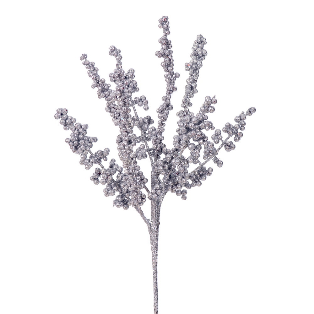 Vickerman 18" Glittery Berry Spray UV 3/Bag
