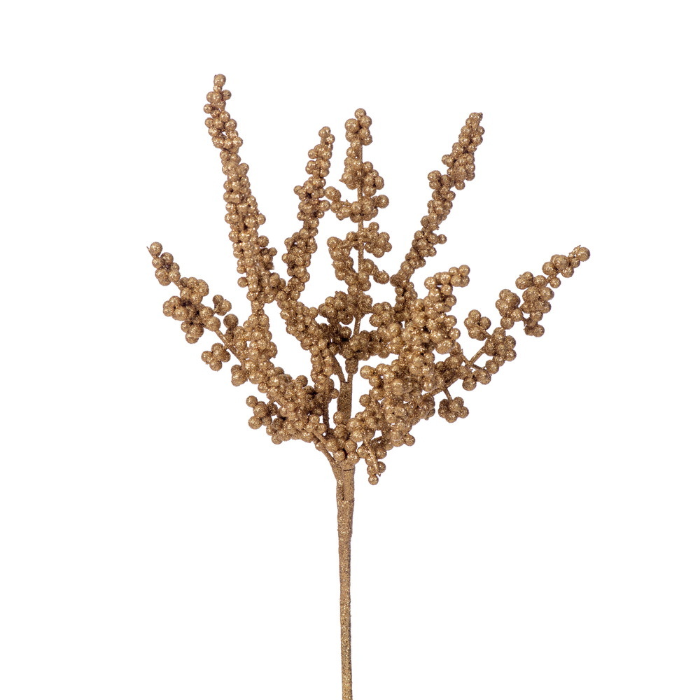 Vickerman 18" Glittery Berry Spray UV 3/Bag
