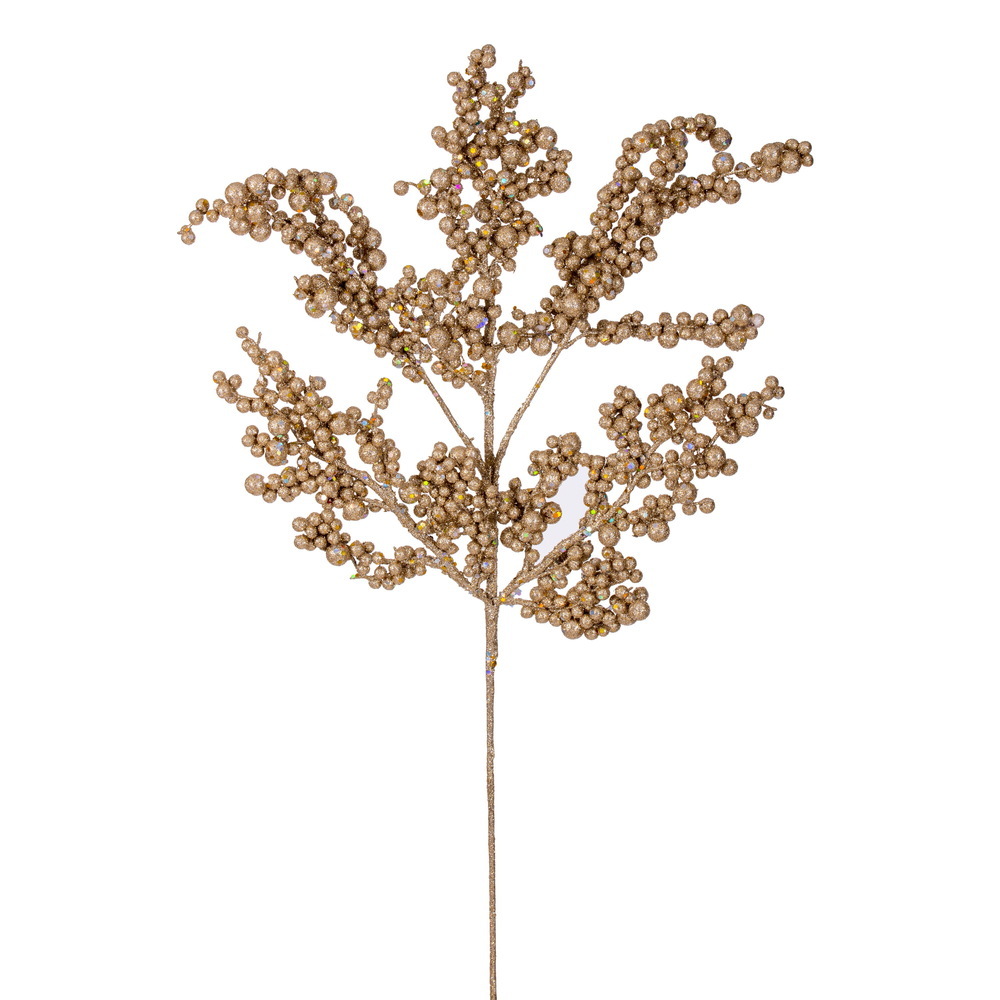 Vickerman 14" Glitter Berry Pick UV 3/Bag
