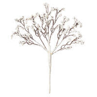 Vickerman Artificial White Cluster Berry Spray
