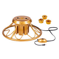 22" Gold Rotating Tree Stand Upto 120Lbs