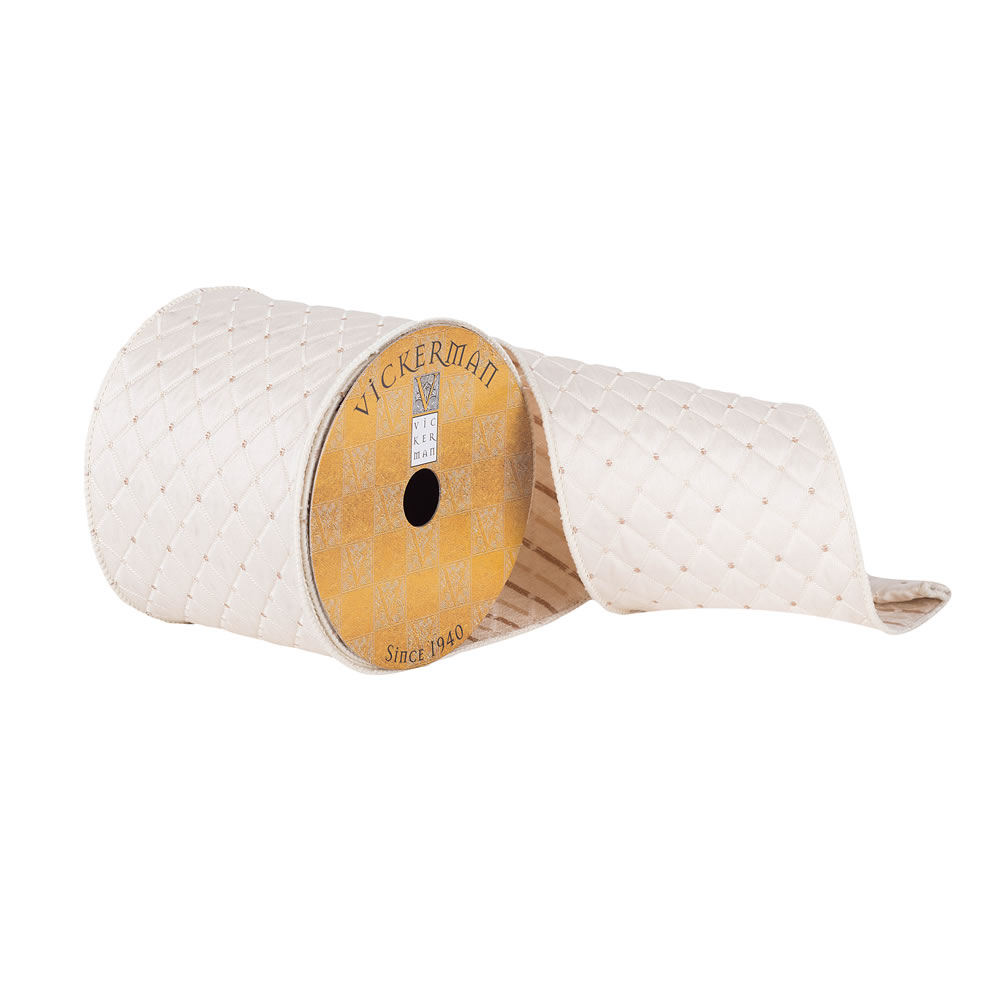 4"x10yd Champange Woven Net Dupion