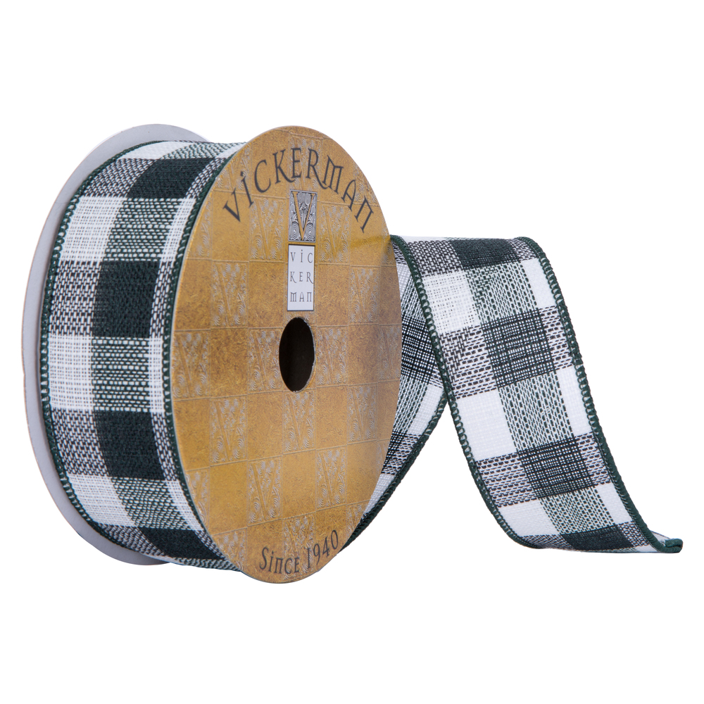 Vickerman 2.5" x 10yd Plaid Christmas Ribbon