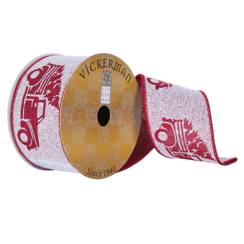 2.5"x10yd Red Christmas Tree Truck