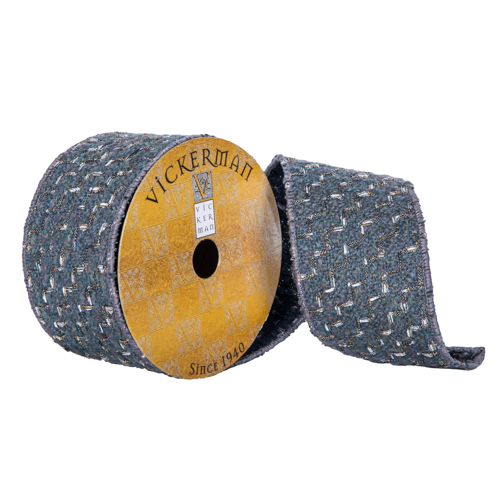 2.5"x10yd Dark Gray Dash Soft Knit