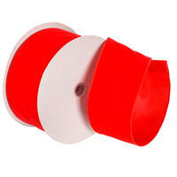 4"x50yd Red Velvet Outdoor Ribbon