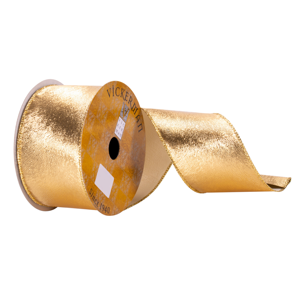 2.5"x10yd Gold Ribbon