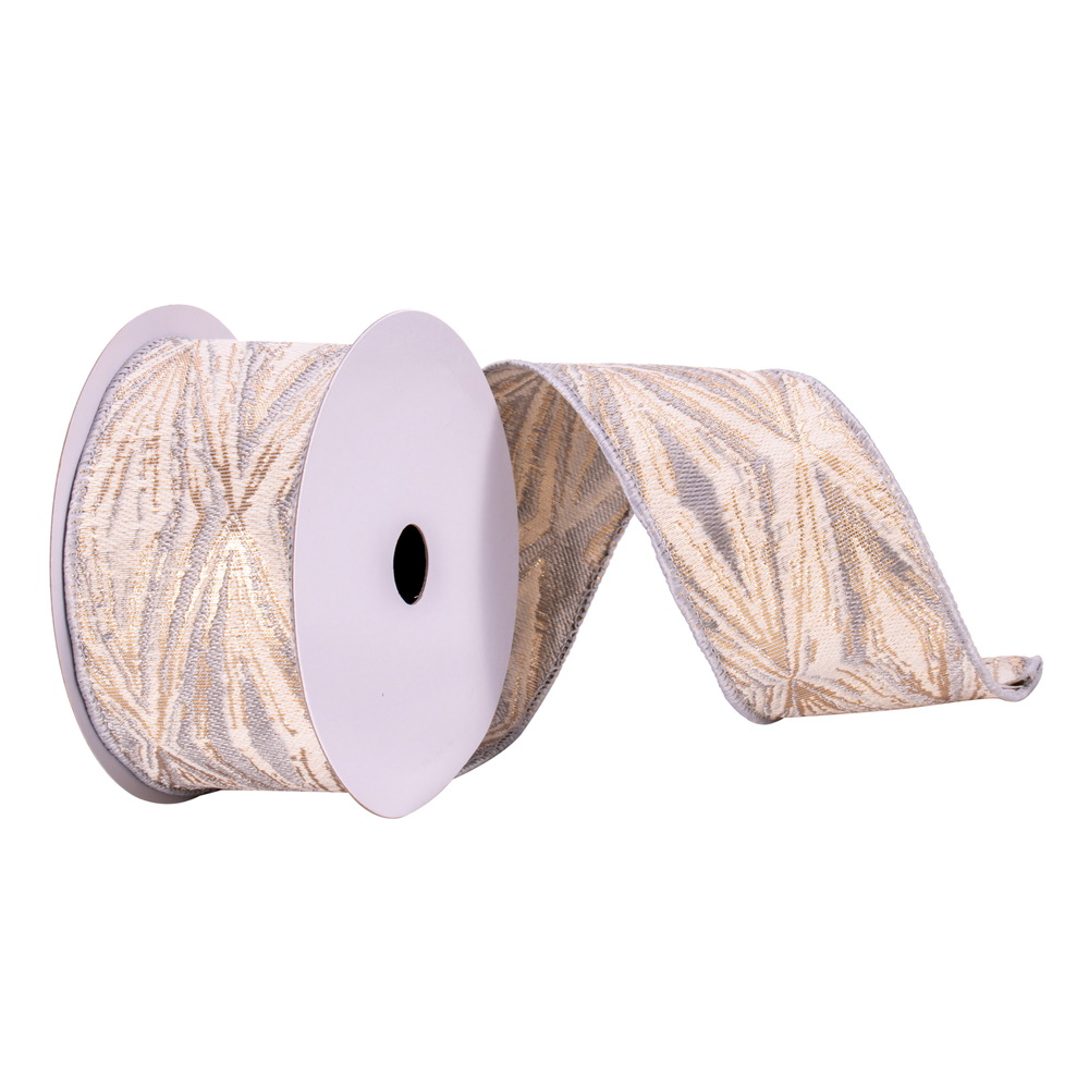 Vickerman 2.5" x 10 Ribbon with Champagne Diamonds