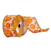 2.5"x10yd Jute Pumpkin Ribbon