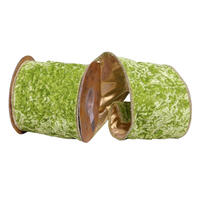 Vickerman Crushed Velvet Wired Edge Christmas Ribbon