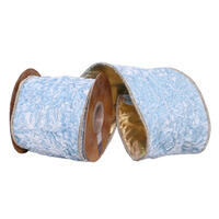 Vickerman Crushed Velvet Wired Edge Christmas Ribbon