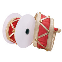 2.5"x5yd Red/Gold Nut Cracker Ribbon