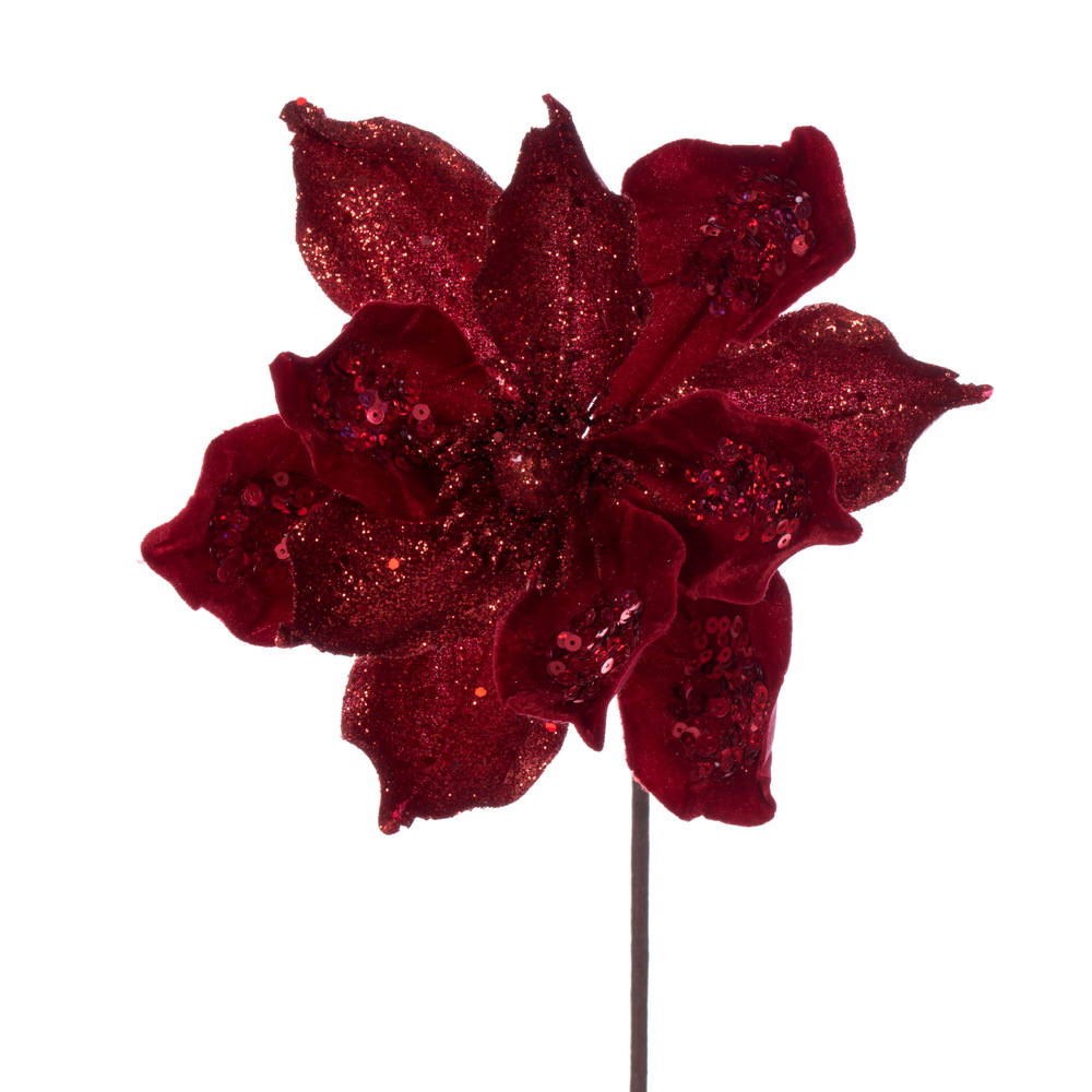 Vickerman 15" Deluxe Magnolia Stem