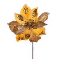 Vickerman 15" Deluxe Magnolia Stem