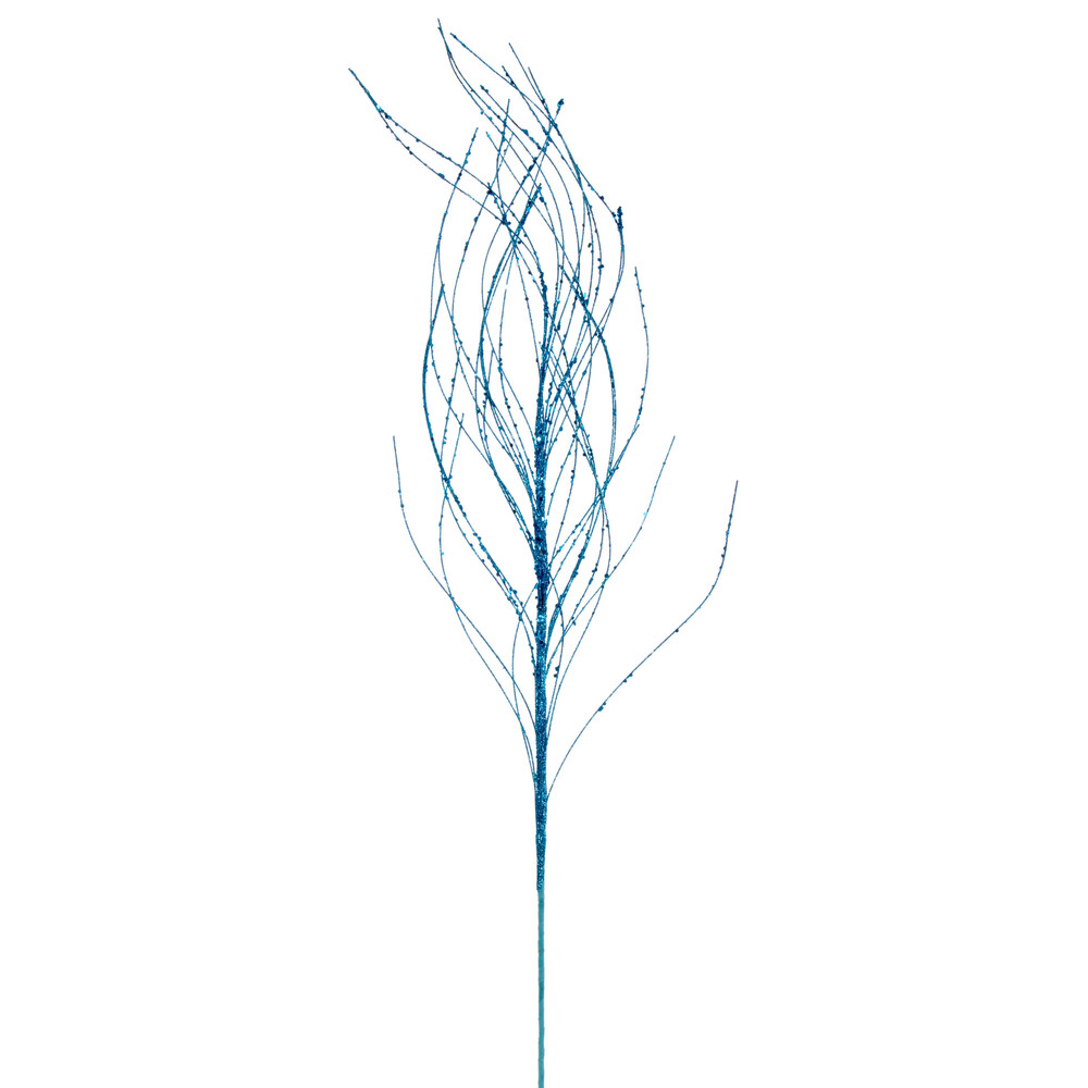 Vickerman 37" Wavy Twig Glitter Spray
