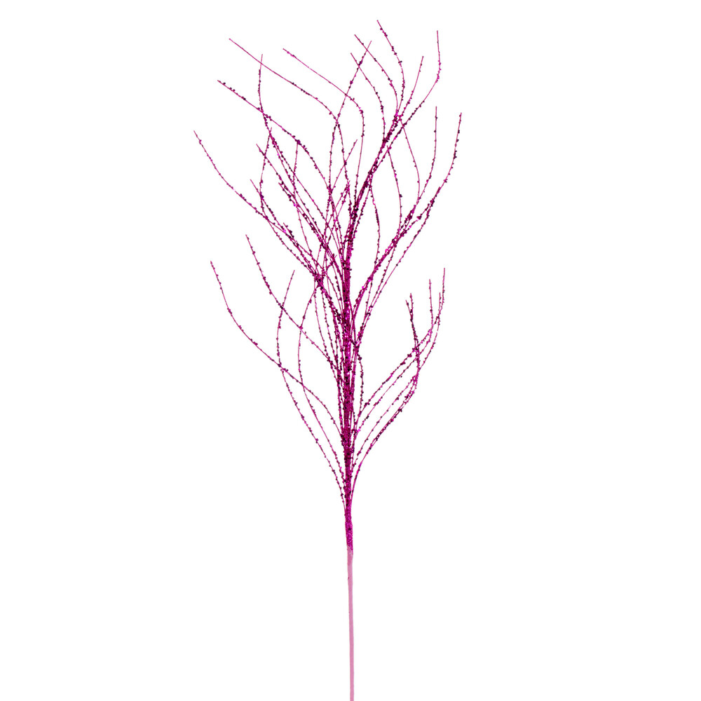 Vickerman 37" Wavy Twig Glitter Spray