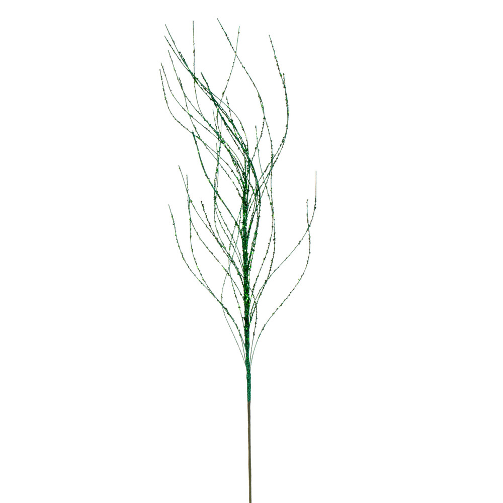 Vickerman 37" Wavy Twig Glitter Spray