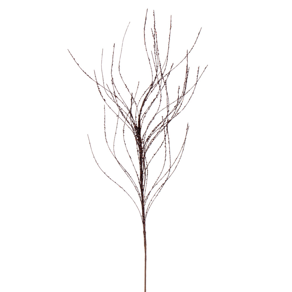 Vickerman 37" Wavy Twig Glitter Spray