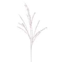 36" White Berry Twig Glitr Spray 6/Bg