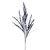 36" Mdnt Blue Berry Twig Gltr Spray 6/Bg