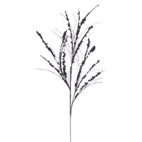 36" Pewter Berry Twig Glitr Spray 6/Bg