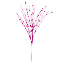36" Hot Pink Berry Glitr Spray 6/Bg