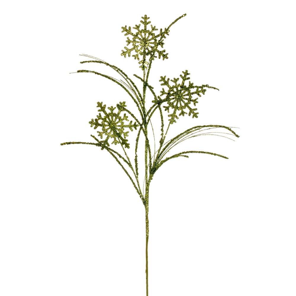Vickerman 31" Snowflake Glitter Spray