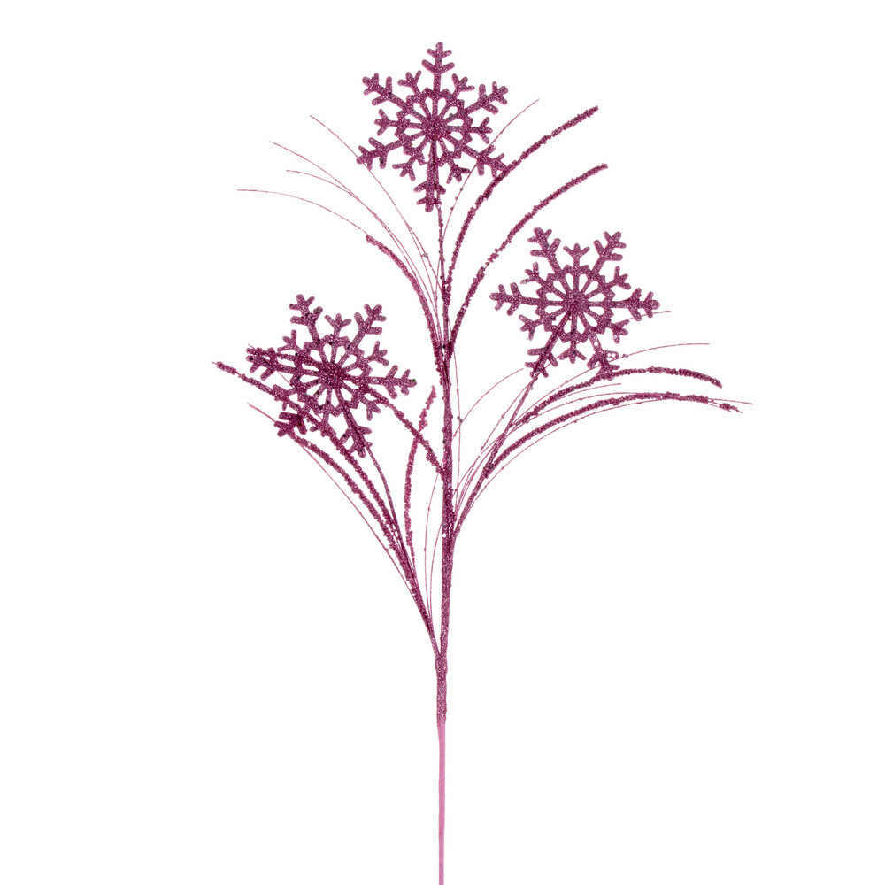 Vickerman 31" Snowflake Glitter Spray