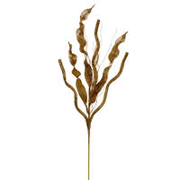 34" Gold Multi Spiral Glitr Spray 4/Bg